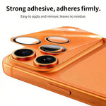 XDcase 2 miếng Bảo Vệ Ống Kính Camera Acrylic Mờ Trong Suốt Tích Hợp, Dành cho iPhone 17 Pro Max, Dành cho iPhone 17 Pro