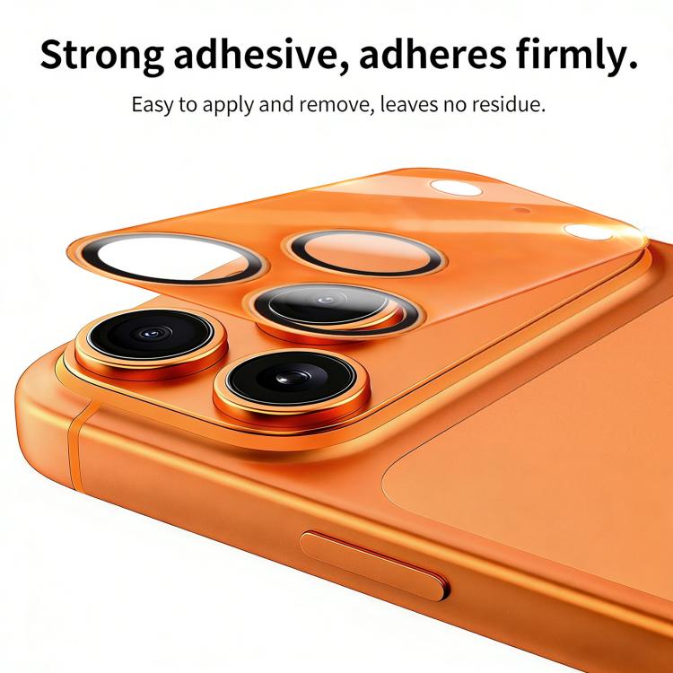 XDcase 2 miếng Bảo Vệ Ống Kính Camera Acrylic Mờ Trong Suốt Tích Hợp, Dành cho iPhone 17 Pro Max, Dành cho iPhone 17 Pro