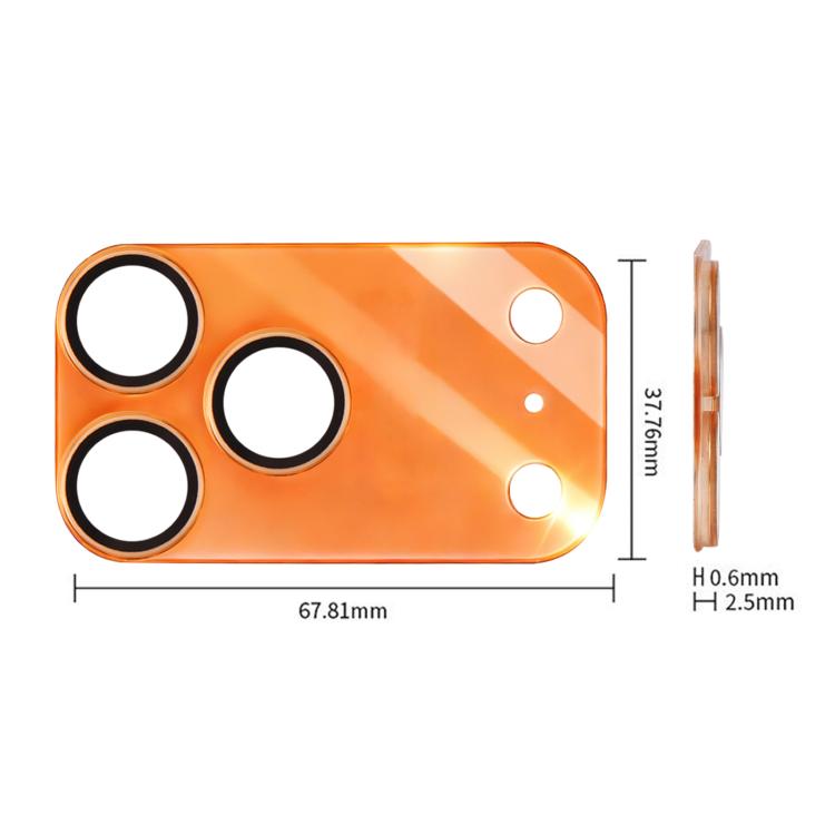 XDcase 2 miếng Bảo Vệ Ống Kính Camera Acrylic Mờ Trong Suốt Tích Hợp, Dành cho iPhone 17 Pro Max, Dành cho iPhone 17 Pro