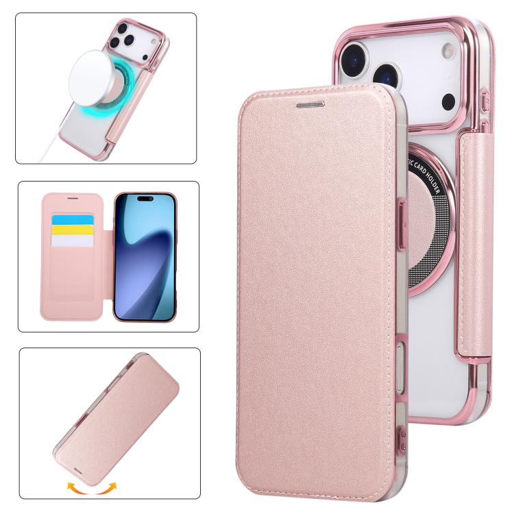 Ốp lưng điện thoại da thuần chay mạ nam châm siêu mỏng, dành cho iPhone 17 Pro Max, iPhone 17 Pro, iPhone 17, iPhone Air, iPhone 16e, iPhone 16 Pro Max