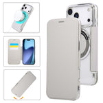 Ốp lưng điện thoại da thuần chay mạ nam châm siêu mỏng, dành cho iPhone 17 Pro Max, iPhone 17 Pro, iPhone 17, iPhone Air, iPhone 16e, iPhone 16 Pro Max
