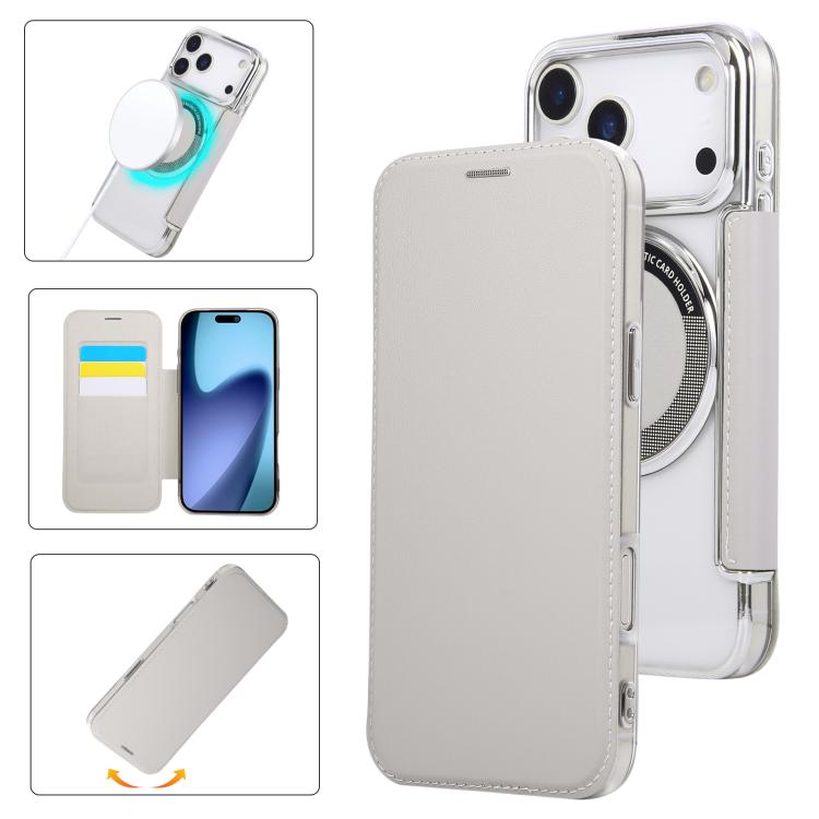 Ốp lưng điện thoại da thuần chay mạ nam châm siêu mỏng, dành cho iPhone 17 Pro Max, iPhone 17 Pro, iPhone 17, iPhone Air, iPhone 16e, iPhone 16 Pro Max