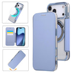 Ốp lưng điện thoại da thuần chay mạ nam châm siêu mỏng, dành cho iPhone 17 Pro Max, iPhone 17 Pro, iPhone 17, iPhone Air, iPhone 16e, iPhone 16 Pro Max