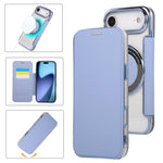 Ốp lưng điện thoại da thuần chay mạ nam châm siêu mỏng, dành cho iPhone 17 Pro Max, iPhone 17 Pro, iPhone 17, iPhone Air, iPhone 16e, iPhone 16 Pro Max