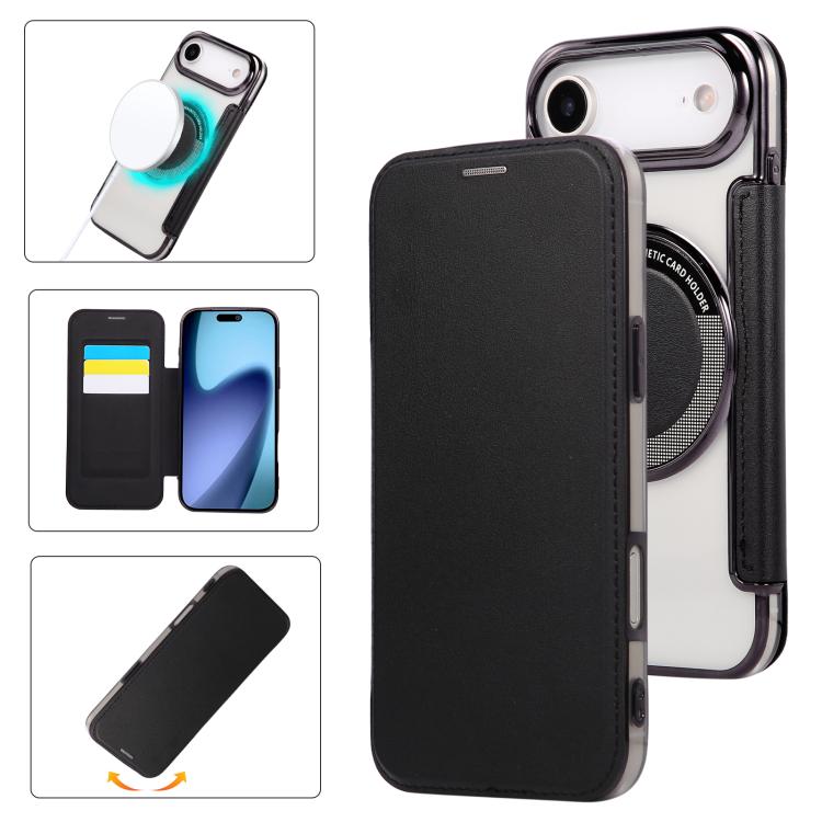 Ốp lưng điện thoại da thuần chay mạ nam châm siêu mỏng, dành cho iPhone 17 Pro Max, iPhone 17 Pro, iPhone 17, iPhone Air, iPhone 16e, iPhone 16 Pro Max