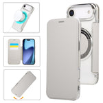 Ốp lưng điện thoại da thuần chay mạ nam châm siêu mỏng, dành cho iPhone 17 Pro Max, iPhone 17 Pro, iPhone 17, iPhone Air, iPhone 16e, iPhone 16 Pro Max