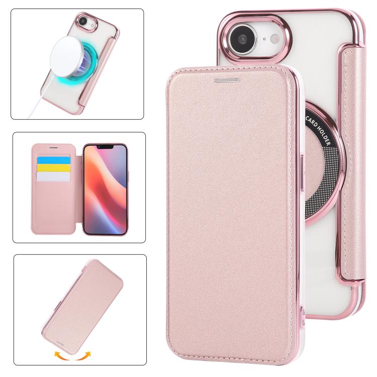 Ốp lưng điện thoại da thuần chay mạ nam châm siêu mỏng, dành cho iPhone 17 Pro Max, iPhone 17 Pro, iPhone 17, iPhone Air, iPhone 16e, iPhone 16 Pro Max