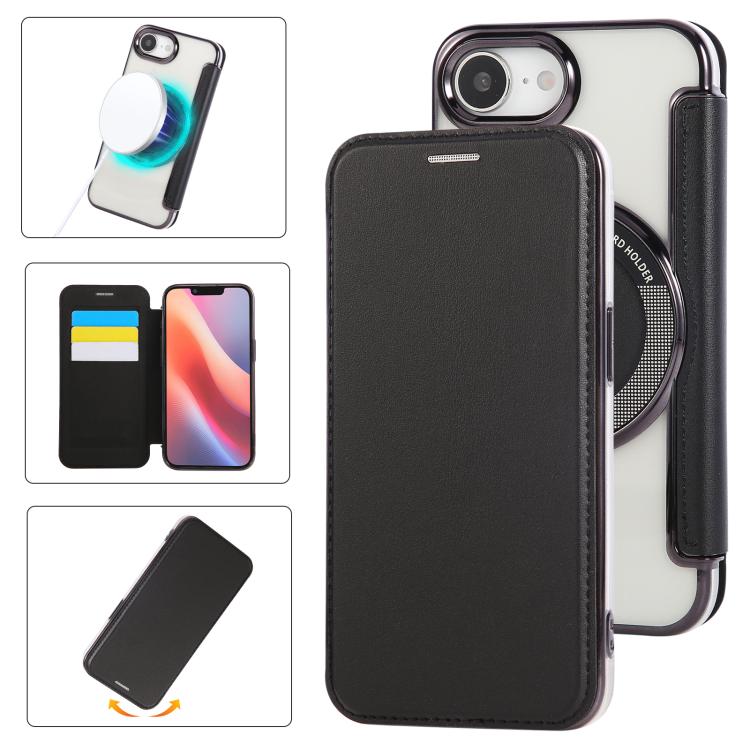 Ốp lưng điện thoại da thuần chay mạ nam châm siêu mỏng, dành cho iPhone 17 Pro Max, iPhone 17 Pro, iPhone 17, iPhone Air, iPhone 16e, iPhone 16 Pro Max