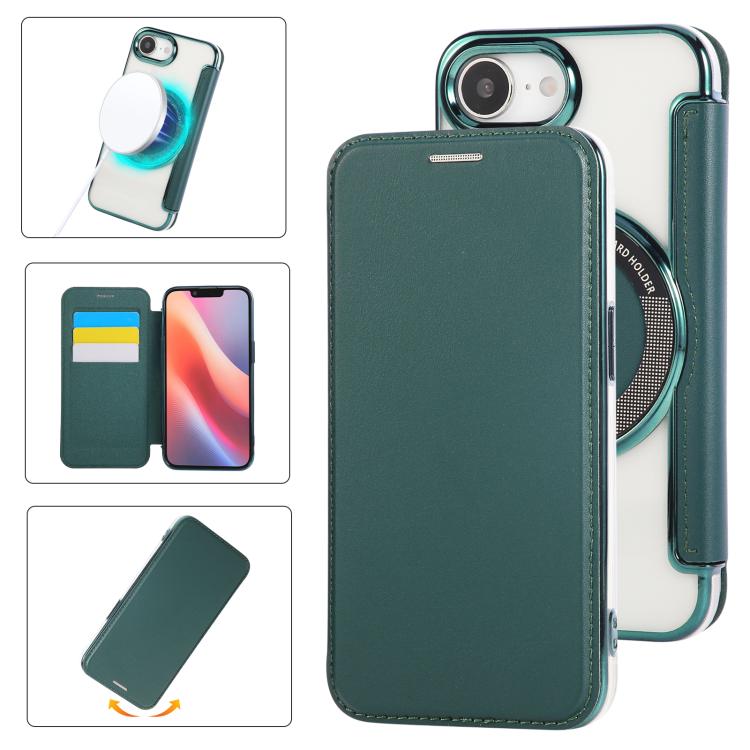 Ốp lưng điện thoại da thuần chay mạ nam châm siêu mỏng, dành cho iPhone 17 Pro Max, iPhone 17 Pro, iPhone 17, iPhone Air, iPhone 16e, iPhone 16 Pro Max