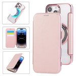 Ốp lưng điện thoại da thuần chay mạ nam châm siêu mỏng, dành cho iPhone 16 Pro, iPhone 16 Plus, iPhone 16, iPhone 15 Pro Max, iPhone 15 Pro, iPhone 15 Plus / 14 Plus