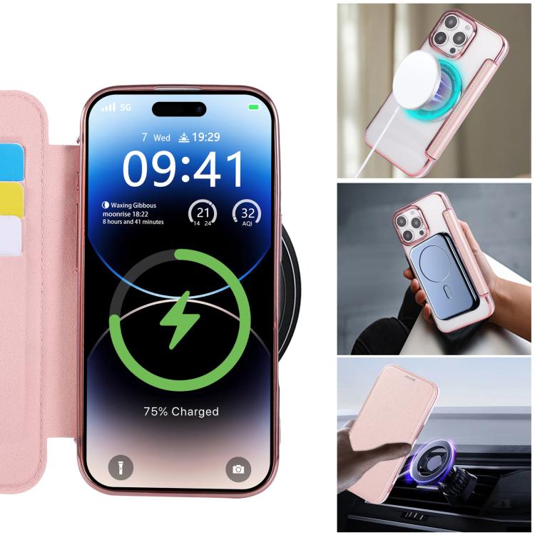 Ốp lưng điện thoại da thuần chay mạ nam châm siêu mỏng, dành cho iPhone 16 Pro, iPhone 16 Plus, iPhone 16, iPhone 15 Pro Max, iPhone 15 Pro, iPhone 15 Plus / 14 Plus