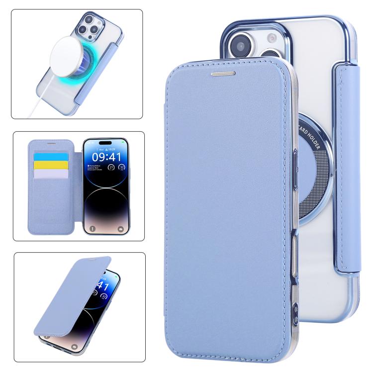 Ốp lưng điện thoại da thuần chay mạ nam châm siêu mỏng, dành cho iPhone 16 Pro, iPhone 16 Plus, iPhone 16, iPhone 15 Pro Max, iPhone 15 Pro, iPhone 15 Plus / 14 Plus