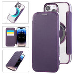 Ốp lưng điện thoại da thuần chay mạ nam châm siêu mỏng, dành cho iPhone 16 Pro, iPhone 16 Plus, iPhone 16, iPhone 15 Pro Max, iPhone 15 Pro, iPhone 15 Plus / 14 Plus