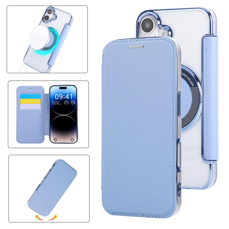 Ốp lưng điện thoại da thuần chay mạ nam châm siêu mỏng, dành cho iPhone 16 Pro, iPhone 16 Plus, iPhone 16, iPhone 15 Pro Max, iPhone 15 Pro, iPhone 15 Plus / 14 Plus