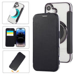 Ốp lưng điện thoại da thuần chay mạ nam châm siêu mỏng, dành cho iPhone 16 Pro, iPhone 16 Plus, iPhone 16, iPhone 15 Pro Max, iPhone 15 Pro, iPhone 15 Plus / 14 Plus