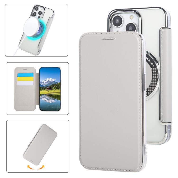 Ốp lưng điện thoại da thuần chay mạ nam châm siêu mỏng, dành cho iPhone 16 Pro, iPhone 16 Plus, iPhone 16, iPhone 15 Pro Max, iPhone 15 Pro, iPhone 15 Plus / 14 Plus