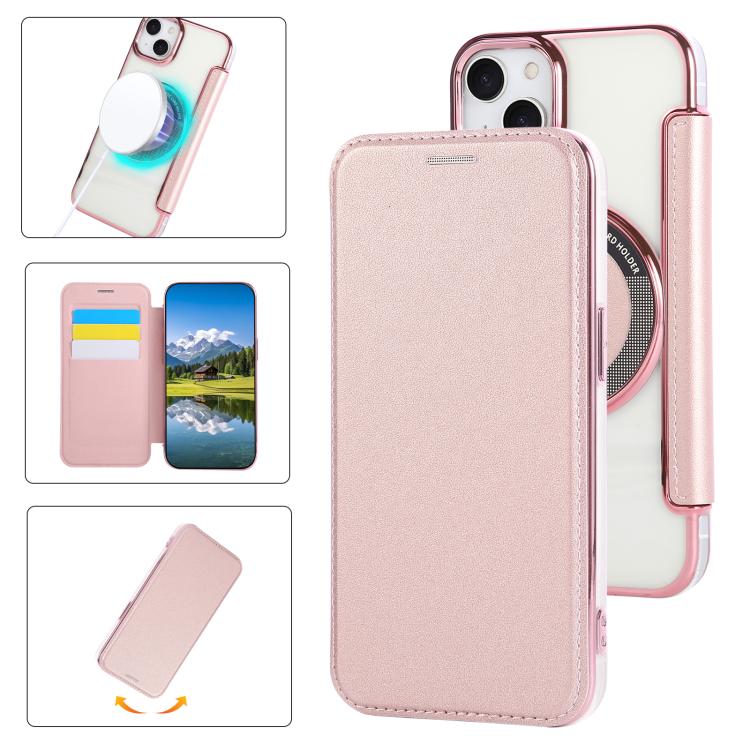 Ốp lưng điện thoại da thuần chay mạ nam châm siêu mỏng, dành cho iPhone 16 Pro, iPhone 16 Plus, iPhone 16, iPhone 15 Pro Max, iPhone 15 Pro, iPhone 15 Plus / 14 Plus