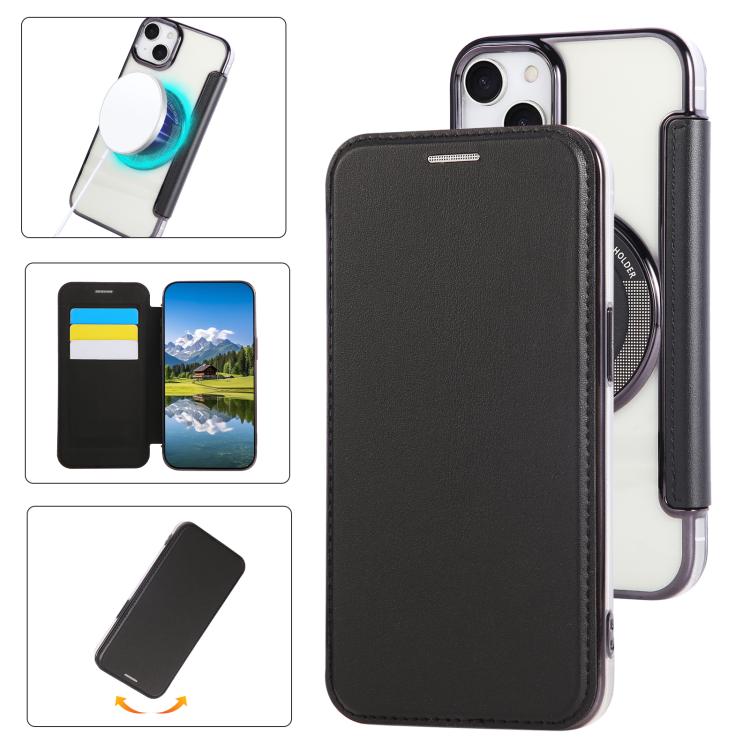 Ốp lưng điện thoại da thuần chay mạ nam châm siêu mỏng, dành cho iPhone 15, iPhone 14 / 13, iPhone 14 Pro, iPhone 14 Pro Max, iPhone 13 Pro Max, iPhone 13 Pro
