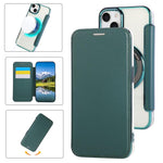 Ốp lưng điện thoại da thuần chay mạ nam châm siêu mỏng, dành cho iPhone 15, iPhone 14 / 13, iPhone 14 Pro, iPhone 14 Pro Max, iPhone 13 Pro Max, iPhone 13 Pro