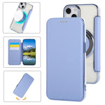 Ốp lưng điện thoại da thuần chay mạ nam châm siêu mỏng, dành cho iPhone 15, iPhone 14 / 13, iPhone 14 Pro, iPhone 14 Pro Max, iPhone 13 Pro Max, iPhone 13 Pro