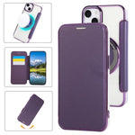 Ốp lưng điện thoại da thuần chay mạ nam châm siêu mỏng, dành cho iPhone 15, iPhone 14 / 13, iPhone 14 Pro, iPhone 14 Pro Max, iPhone 13 Pro Max, iPhone 13 Pro