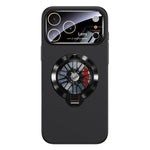 Ốp lưng điện thoại nam châm có giá đỡ xoay camera PC bóng, dành cho iPhone 17 Pro Max, iPhone 17 Pro, iPhone 17, iPhone Air, iPhone 16 Pro Max, iPhone 16 Pro