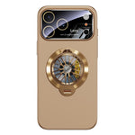 Ốp lưng điện thoại nam châm có giá đỡ xoay camera PC bóng, dành cho iPhone 17 Pro Max, iPhone 17 Pro, iPhone 17, iPhone Air, iPhone 16 Pro Max, iPhone 16 Pro