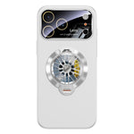 Ốp lưng điện thoại nam châm có giá đỡ xoay camera PC bóng, dành cho iPhone 17 Pro Max, iPhone 17 Pro, iPhone 17, iPhone Air, iPhone 16 Pro Max, iPhone 16 Pro