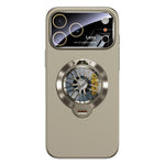 Ốp lưng điện thoại nam châm có giá đỡ xoay camera PC bóng, dành cho iPhone 17 Pro Max, iPhone 17 Pro, iPhone 17, iPhone Air, iPhone 16 Pro Max, iPhone 16 Pro