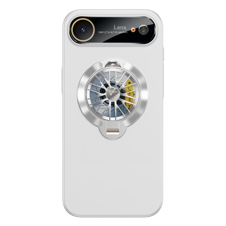 Ốp lưng điện thoại nam châm có giá đỡ xoay camera PC bóng, dành cho iPhone 17 Pro Max, iPhone 17 Pro, iPhone 17, iPhone Air, iPhone 16 Pro Max, iPhone 16 Pro