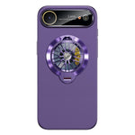 Ốp lưng điện thoại nam châm có giá đỡ xoay camera PC bóng, dành cho iPhone 17 Pro Max, iPhone 17 Pro, iPhone 17, iPhone Air, iPhone 16 Pro Max, iPhone 16 Pro
