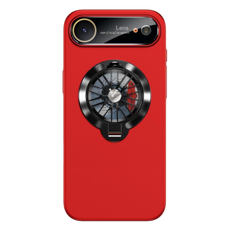 Ốp lưng điện thoại nam châm có giá đỡ xoay camera PC bóng, dành cho iPhone 17 Pro Max, iPhone 17 Pro, iPhone 17, iPhone Air, iPhone 16 Pro Max, iPhone 16 Pro