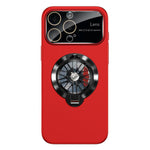 Ốp lưng điện thoại nam châm có giá đỡ xoay camera PC bóng, dành cho iPhone 17 Pro Max, iPhone 17 Pro, iPhone 17, iPhone Air, iPhone 16 Pro Max, iPhone 16 Pro