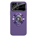 Ốp lưng điện thoại nam châm có giá đỡ xoay camera PC bóng, dành cho iPhone 16 Plus, iPhone 16, iPhone 15 Pro Max, iPhone 15 Pro, iPhone 15 Plus, iPhone 15