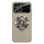 Ốp lưng điện thoại nam châm có giá đỡ xoay camera PC bóng, dành cho iPhone 16 Plus, iPhone 16, iPhone 15 Pro Max, iPhone 15 Pro, iPhone 15 Plus, iPhone 15