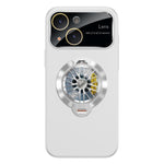 Ốp lưng điện thoại nam châm có giá đỡ xoay camera PC bóng, dành cho iPhone 16 Plus, iPhone 16, iPhone 15 Pro Max, iPhone 15 Pro, iPhone 15 Plus, iPhone 15