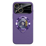 Ốp lưng điện thoại nam châm có giá đỡ xoay camera PC bóng, dành cho iPhone 16 Plus, iPhone 16, iPhone 15 Pro Max, iPhone 15 Pro, iPhone 15 Plus, iPhone 15