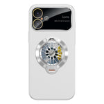 Ốp lưng điện thoại nam châm có giá đỡ xoay camera PC bóng, dành cho iPhone 16 Plus, iPhone 16, iPhone 15 Pro Max, iPhone 15 Pro, iPhone 15 Plus, iPhone 15