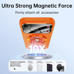 Glaze PC Camera Window Gyro Kickstand Magnetic Phone Case, For iPhone 14 Plus, For iPhone 14, For iPhone 14 Pro, For iPhone 14 Pro Max, For iPhone 13 Pro Max, For iPhone 13 Pro