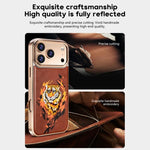 Ốp lưng điện thoại bằng da thuần chay thêu graffiti, có nam châm điện phân, cho iPhone 14 Plus, iPhone 14, iPhone 14 Pro, iPhone 14 Pro Max
