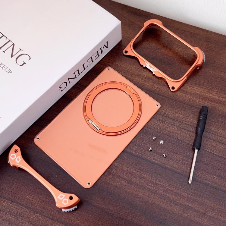 Ốp lưng điện thoại nam châm không viền khung màu nguyên bản Jaguar xoay 360 độ, cho iPhone 17 Pro Max, iPhone 17 Pro