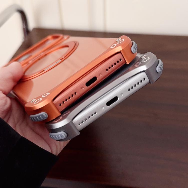 Ốp lưng điện thoại nam châm không viền khung màu nguyên bản Jaguar xoay 360 độ, cho iPhone 17 Pro Max, iPhone 17 Pro