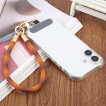 Gold-Tone Buckle Short Phone Lanyard Wrist Strap