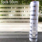 5 cái/gói Miếng dán kính mờ sọc chống va chạm hút tĩnh điện, Sọc nhỏ 30cm x 1m, Sọc nhỏ 40cm x 1m, Sọc nhỏ 50cm x 1m, Sọc lớn 30cm x 1m, Sọc lớn 40cm x 1m, Sọc lớn 50cm x 1m