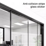 5 cái/gói Miếng dán kính mờ sọc chống va chạm hút tĩnh điện, Sọc nhỏ 30cm x 1m, Sọc nhỏ 40cm x 1m, Sọc nhỏ 50cm x 1m, Sọc lớn 30cm x 1m, Sọc lớn 40cm x 1m, Sọc lớn 50cm x 1m