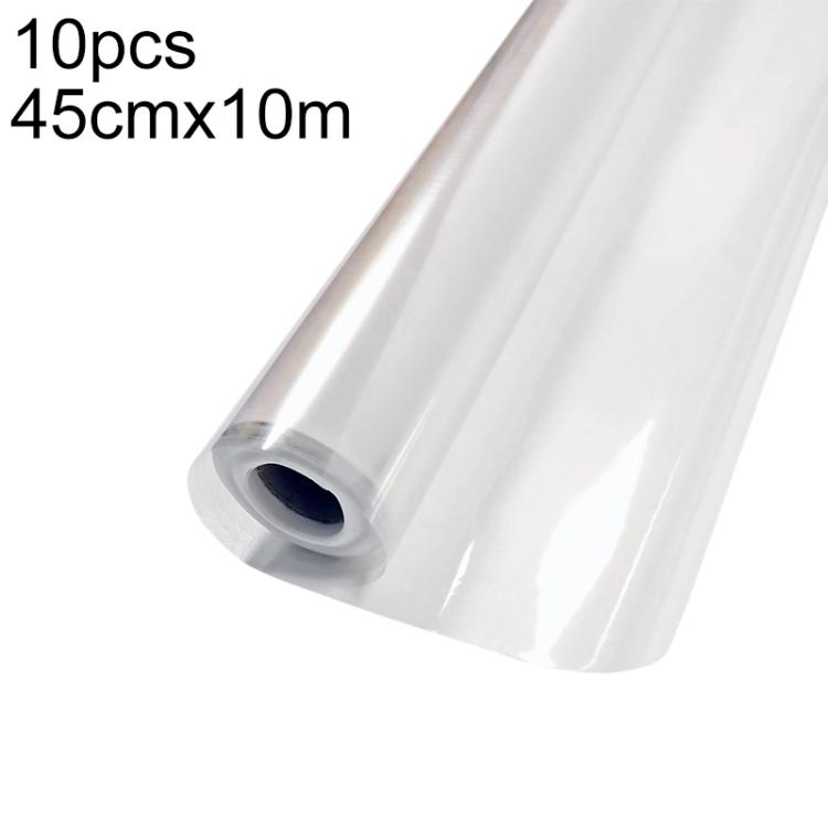 10 cái/gói Màng bảo vệ tường trong suốt không để lại cặn hút tĩnh điện, rộng 45cm x dài 1m, rộng 45cm x dài 2m, rộng 45cm x dài 3m, rộng 45cm x dài 5m, rộng 45cm x dài 10m