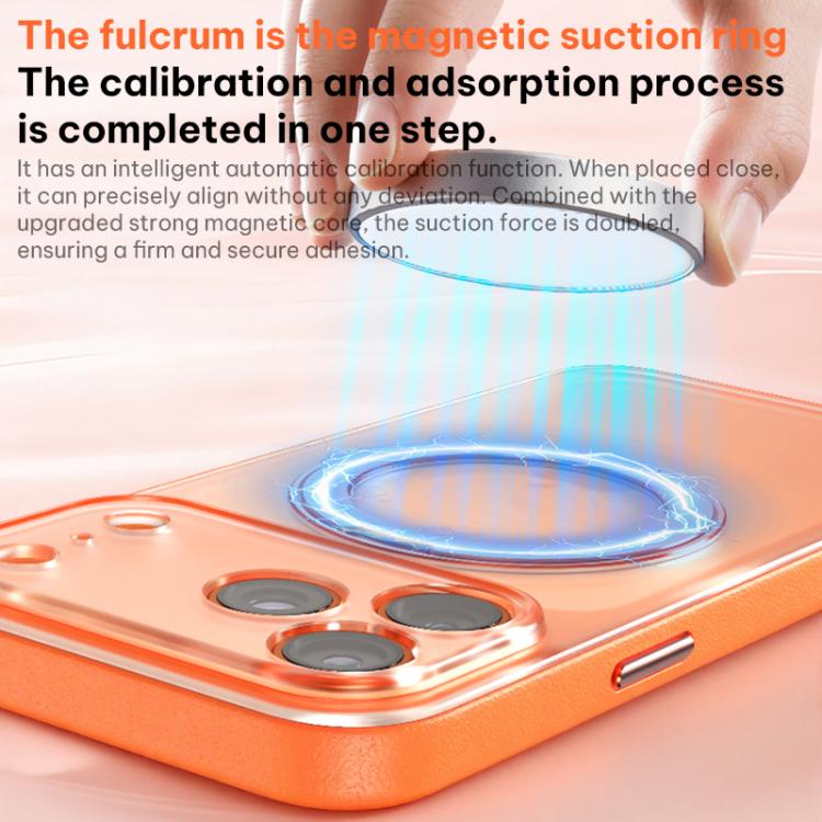 Ốp lưng điện thoại bằng da thuần chay có nam châm với chân đế xoay 360 độ, cho iPhone 17 Pro Max, iPhone 17 Pro, iPhone 17