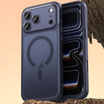 Ốp lưng điện thoại bằng da thuần chay có nam châm, cho iPhone 17 Pro Max, iPhone 17 Pro, iPhone 17
