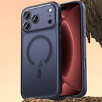 Ốp lưng điện thoại bằng da thuần chay có nam châm, cho iPhone 17 Pro Max, iPhone 17 Pro, iPhone 17