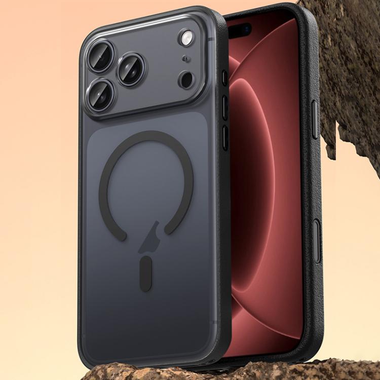 Ốp lưng điện thoại bằng da thuần chay có nam châm, cho iPhone 17 Pro Max, iPhone 17 Pro, iPhone 17